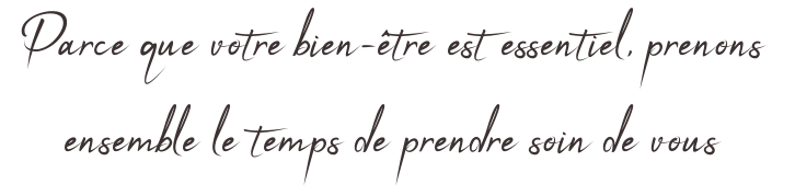 Phrase bannière parce que votre bien-être est essentiel prenons le temps de prendre soin de vous
